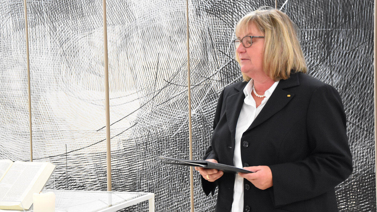 Lisa Keilmann bei der Ernennung Elisabeth Keilmann zur Sportseelsorgerin ernannt